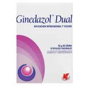 Ginedazol Dual 20 G de crema / 10 Ovulos